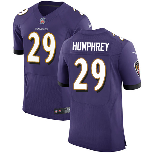 Nike Ravens #29 Marlon Humphrey Purple Team Color Men's Stitched NFL Vapor Untouchable Elite Jersey